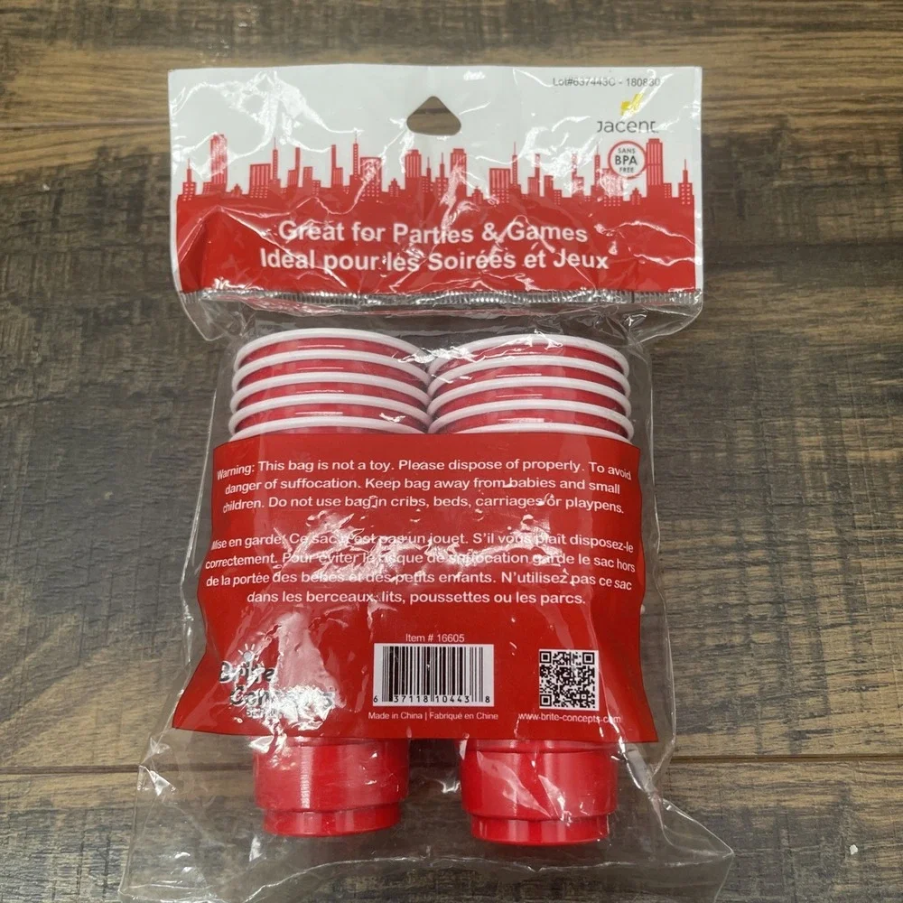 Red Jr. 2‎ Oz. Red Plastic Cups (24-Pack)